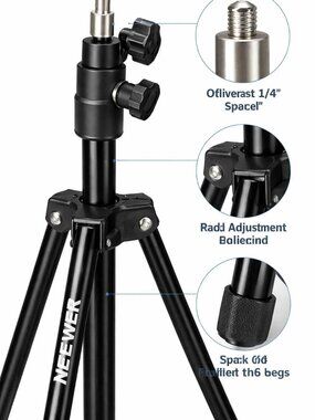 Neewer 75"/6 Feet/190CM Photography Light Stands for Reflectors, Soft boxes.